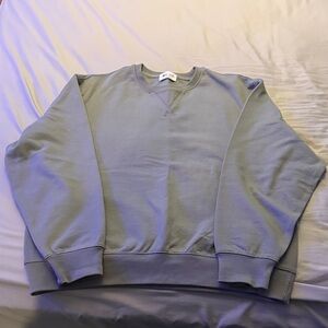 Crisp Mens Grey Heavy Crewneck